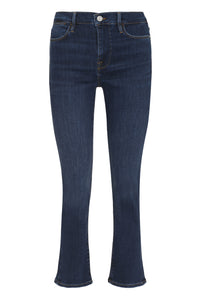 5-pocket straight-leg jeans